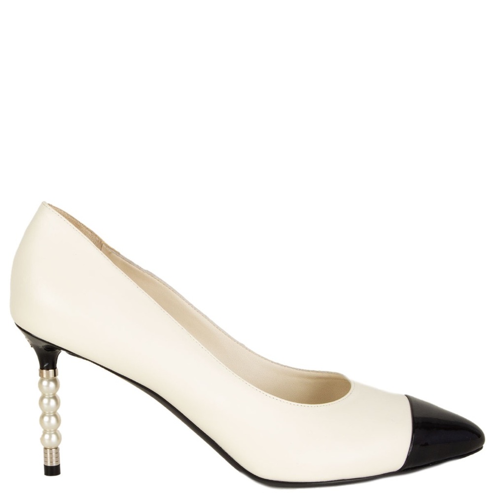 Chanel Pearl Heel Pumps